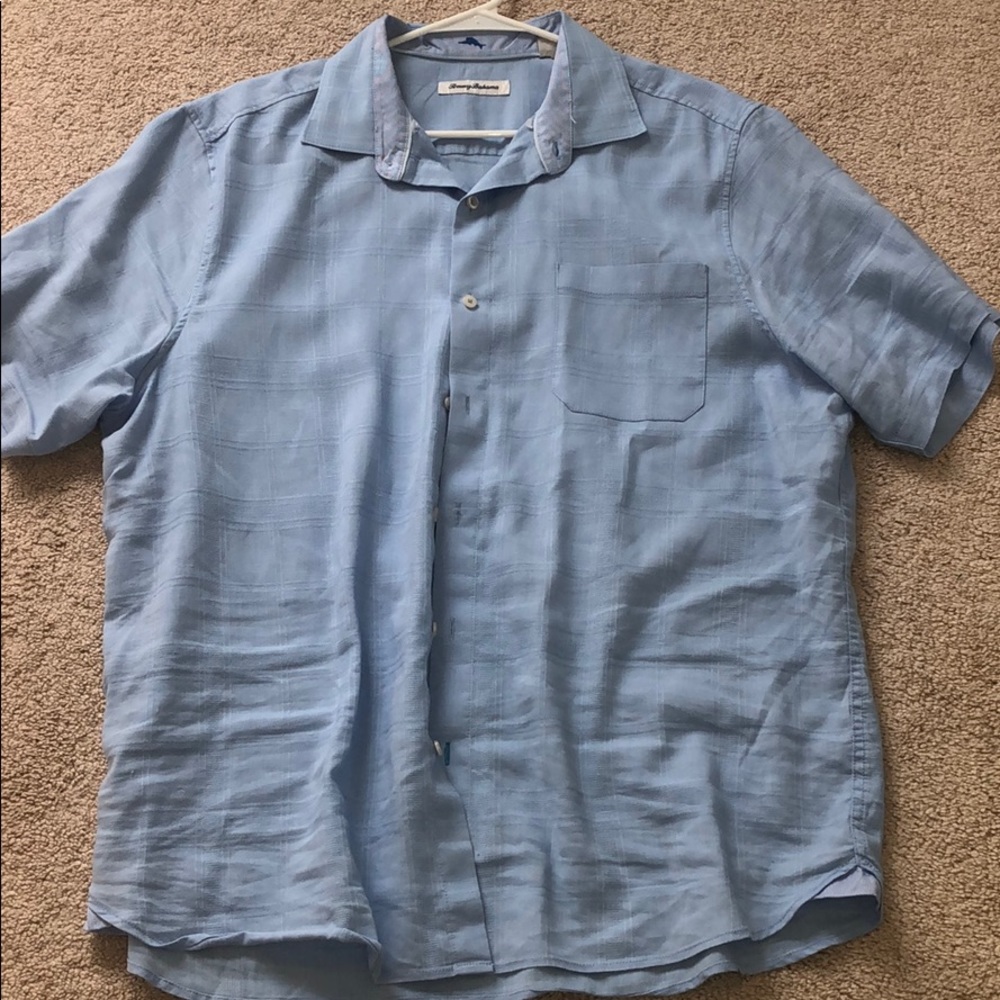 Tommy Bahama Light Blue Button Up